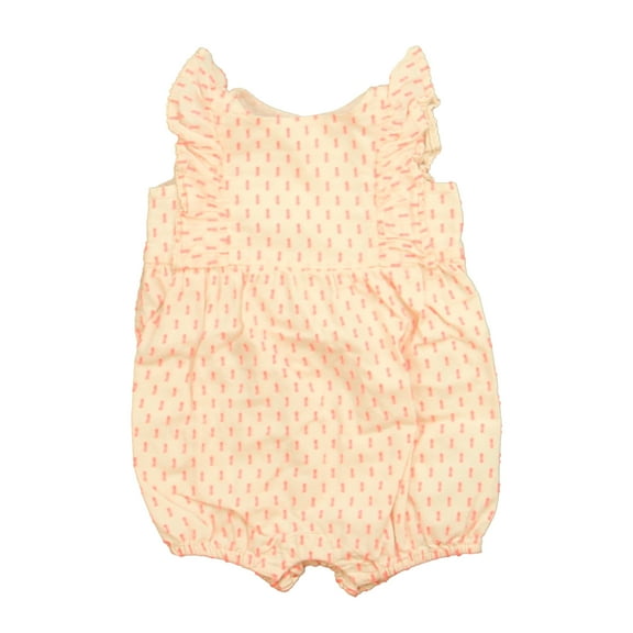 Pre-Owned Gap Girls Pink Flecks Romper size: 3-6 Months (Good)