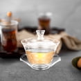 thumbnail image 6 of Glass Tureen Teacup Espresso Cups Chinese Tea Cup Crystal Drinking Glasses Tea Cup with Lid, 6 of 6