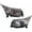 Driver and Passenger Side, variant on For Chevy Cruze Headlight Assembly 2016 Pair Driver and Passenger Side Limited Black Housing w/ Bulbs CAPA Certified For GM2502361