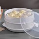 thumbnail image 4 of de alimentos para microondas de 3 niveles, utensilios de cocina rápidos con tapa, olla de grado alimenticio saludable para verduras, mayimx Vaporizador de microondas, 4 of 9