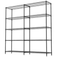 thumbnail image 6 of GDF Studio 5-Tier Metal Wire Shelving Unit, Adjustable Heavy Duty Storage Rack, Black, 6 of 7
