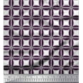 thumbnail image 1 of Soimoi Georgette Viscose Fabric Semi Circle & Square Geometric Print Fabric by Yard 42 Inch Wide, 1 of 3