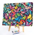 thumbnail image 2 of Color mariposa lienzo DIY aceite pared cuadro pintado a mano pintura por números Kit Tmvgtek 3fx9lq0uy7sp6ex4, 2 of 9