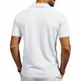 thumbnail image 3 of Waffle Polos Shirts for Adult Men 1/4 Zip Short Sleeve Casual Golf T-Shirt Slim Fit Quarter Zipper Pullover Summer Soft and Breathable Tee Shirts Solid Color Plain Lapel Sport Tops, 3 of 7