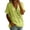 Light Green, variant on Women's V-Neck Cotton Linen Top, Casual Short Sleeve Asymmetrical Button Blouse, Loose Fit Patch Pocket Shirt, Breathable Summer Pullover