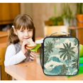 thumbnail image 6 of 10.5X9.5in Square Insulated Lunch Bag Leak-proof Lunch Box for Outdoor Work Picnic Tropical Trees by The Sea, 6 of 6