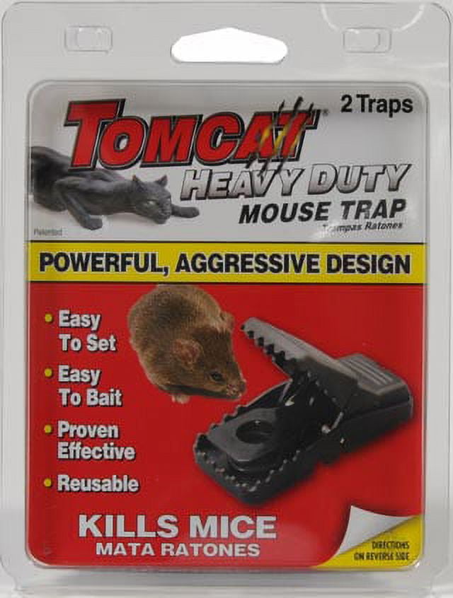 Tomcat® Mouse Snap Traps - Black, 2 pk - Smith's Food and Drug