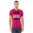 thumbnail image 2 of Easter Teaching My Favorite Peeps Egg Hunting Christian School Event Men's T-shirt, XL, Cyber Pink, 2 of 5