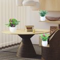 thumbnail image 2 of MasteelfCA 7 Pcs Handmade Materials Mini Potted Model Flower Pot Model Garden Landscape Layout Props Colorful Scenery Grass Mini Construction Model (3-5cm Style), 2 of 8