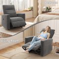 thumbnail image 3 of Biuhony Electric Power Recliner Chair with USB charge for Living Room Bedroom，Gray, 3 of 7
