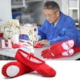 thumbnail image 3 of JUNTEX Baby Girl Canvas Cotton Ballet Pointe Dance Shoes Gymnastics Slippers Yoga Flats, 3 of 19