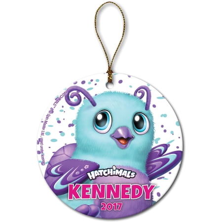 Download Personalized Hatchimals Round Burtle Christmas Ornament ...