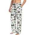 thumbnail image 6 of Fuzoiu Camping Caravan 2 Print Men's Pajama Pants,Lounge Pants for Men,Lounge PJ Bottoms,Sleepwear Pants with Drawstring Pockets -X-Large, 6 of 6