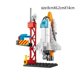 thumbnail image 1 of Bloques de construcción de modelo de lanzamiento de cohete espacial para niños, juguete de ladrillos de nave espacial, Lanzadera de estación espacial de ciudad, astronauta, juguetes de Navidad, 1 of 5