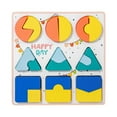 thumbnail image 3 of Wooden Jigsaw Puzzles Children Early Education Learning Toy Montessori Toy for 1 Math, 3 of 8