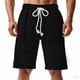 thumbnail image 4 of Pantalones cortos ligeros con cintura elástica para hombre: informales, verano, deportes al aire libre, secado rápido, 4 of 7