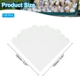 thumbnail image 2 of Uxcell Wedding Confetti Cones, 50 Pcs Paper Tapers Hollow Print Cone Bouquet for Party Sunflower Gift White, 2 of 6