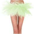 thumbnail image 3 of hcuribad Skirts for Women Tutus for Women Carnival Skirt Adult Tulle Skirt 6 Layered Tutu Gown Skirt Women Classic Princess Fluffy Ballet Skirts Mint Green L, 3 of 5