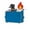 B, variant on Fred Desk Dumpster Pencil Holder with 100+ Flame Note Cards, 3-Compartment Organizer for Office Supplies