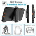 thumbnail image 6 of For Samsung Galaxy S25 FE Case with Built-in Screen Protector and Holster Belt Clip, Military Grade Protection Shockproof Heavy Duty Rugged Kickstand Phone Cover for Galaxy S25 FE Case - Orange, 6 of 9