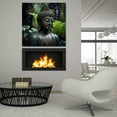 thumbnail image 6 of Epic Art 'Buddha 2' by Cameron Gray, Acrylic Glass Wall Art, 36"x36", 6 of 8