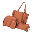 thumbnail image 4 of Bolso casual impermeable Sunnimix 4 piezas marrón, 4 of 8