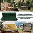 thumbnail image 6 of Porch Swing Cushion Thicken 4", 55" Swing Cushions 2-3 Seater Replacement, Waterproof Bench Cushions with Backrest, Anti-Fading Patio Swing Chair Pads for Outdoor Garden Furniture, 6 of 7