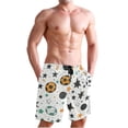 thumbnail image 4 of Men's Short Pants Beach Pants Men's Beach Shorts Short Pants Quick Drying Pants Lightweight and Breathable Fashionable and Unique L Star Football, 4 of 8