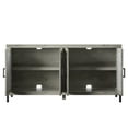 thumbnail image 6 of Twin Star Home 63" Sideboard with Geometric Mirrored Doors, 6 of 7
