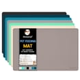 thumbnail image 1 of Alfombrilla de silicona MateeyLife para perros y gatos, impermeable, 22 x 14 cm, color topo, 1 of 7