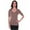 Mocha, variant on Emmalise Women's Slim Athletic Fit Vneck Tshirt Half Sleeves Top Jr Size (L Khaki, Medium)