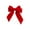 A, variant on Puntoco 1PC Christmas Velvet Bow Christmas Decorations Red