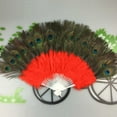 thumbnail image 4 of Mano plegable con ventilador de la boda Showgirl Dance Elegante pluma grande plegable mano fanático decoración decoración decoración fiesta regalos, 4 of 7