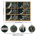 thumbnail image 2 of Christmas Ball Ornaments 12 Pcs 2.36" Shatterproof Christmas Tree Decorations Xmas Tree Christmas Ornaments Balls with Hanging Loop for Halloween Wedding Holiday Party Wreath Home Decor, 2 of 5