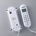 thumbnail image 6 of Apooke Stylish Crystal Base Corded Wall Mountable Telephone B365 Mini Fixed Landline Phone LCD Display Caller Redail Functions, 6 of 20