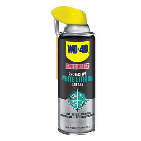 WD-40 Specialist White Lithium Grease 10oz (Best White Lithium Grease Spray)