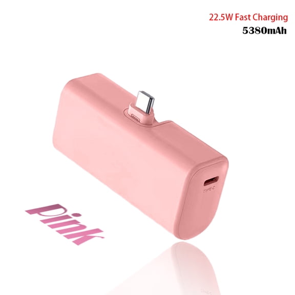 22.5W Fast Charging, Mini Portable Power Bank, USB-C Mobile Power Bank, Universal Compatibility, USB Type-C Dual Power Mode, Rechargeable Lithium Polymer Battery