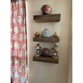 Joel's Antiques 60 Inch Wooden Floating Shelves for Wall Made of