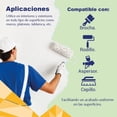 thumbnail image 4 of PINTEX Kit Pinta-me 2 Galones Pintura Vinil-Acrílica 3.8 L c/u | Incluye Brocha, Rodillo, Felpas, Masking Tape y Plastiprotector | Acabado Mate | Interiores y Exteriores | Hoja, 4 of 5