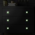 thumbnail image 5 of 4PCS Square Cabinet Fluorescence Knob Glowing in the Dark Furniture Drawer Pulls Handle with Screws Birch Tree, 5 of 5