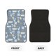 thumbnail image 2 of Balery Blue Bathroom Juego de 4 Alfombrillas para Auto, Revestimientos de Caucho Resistente, Diseño Antideslizante, 2 of 7