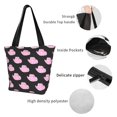 thumbnail image 4 of Fotbe Cowboy Hat Bolsa de Playa con Estampado, Bolsa de Hombro, Bolsa de Mano Espaciosa, Bolsa de Viaje Ligera, Bolsa de Compras Versátil, 4 of 6