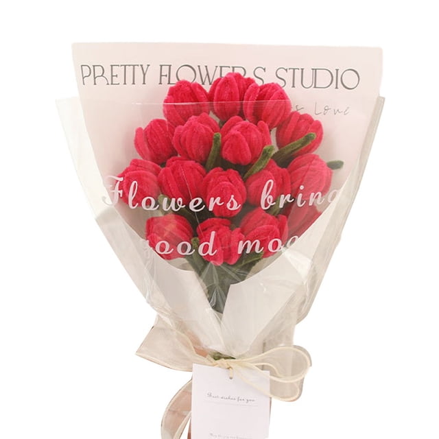 Tulip Bouquet Twisted Handmade DIY Flower Wedding Decoration