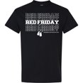 thumbnail image 3 of Inktastic Athletic Red Friday Dog Tags T-Shirt, 3 of 5