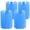 Sky-blue, variant on Raindrops Reusable Ice Packs for Lunch Box with 4pcs Portable Cooler Sky-blue PE Material Fits Air