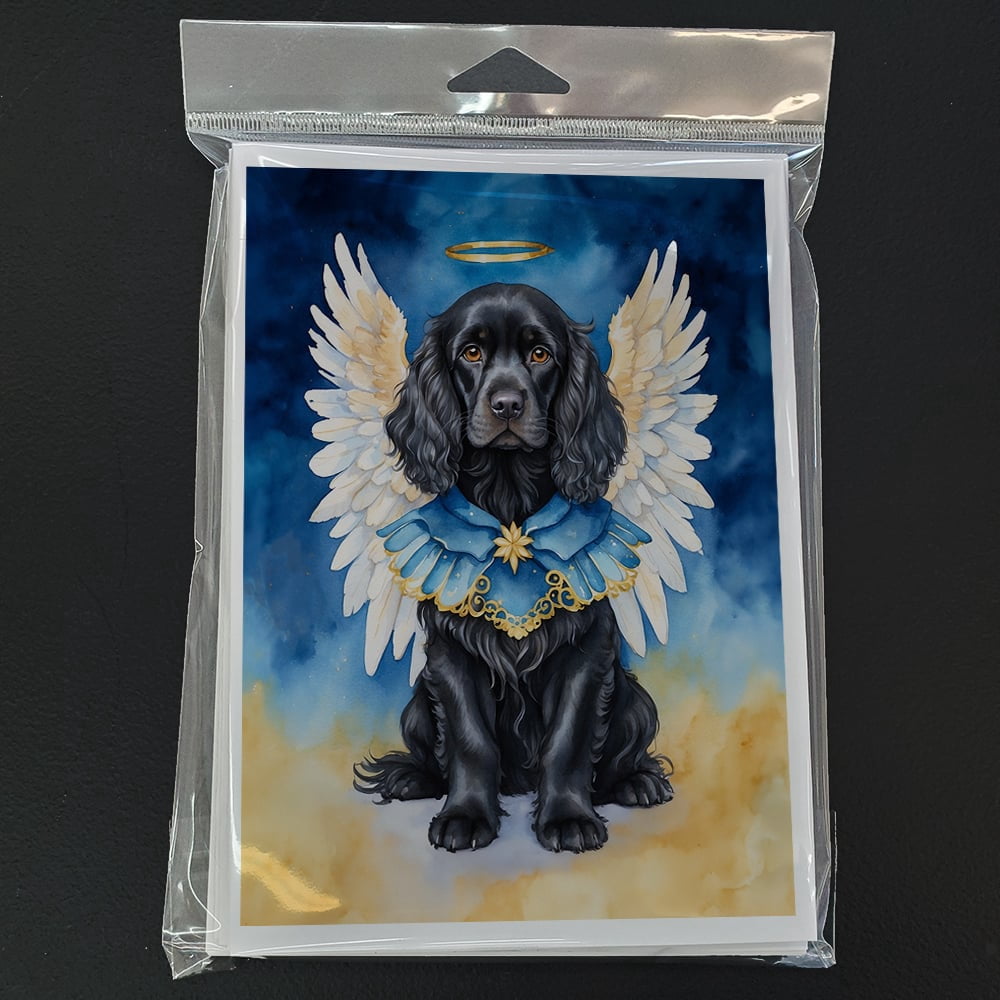 Cocker Spaniel My Angel Greeting Cards Pack of 8 7 in x 5 in