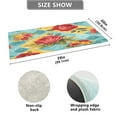 thumbnail image 6 of WOBOGO Vintage Rose Quilt Chart Carpet 39x20in Kitchen Bathroom Plush Absorbent Non-Slip Floor Mat, 6 of 8