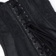 thumbnail image 6 of Corset Top for Women Gothic Bustier Lace Up Steampunk Waist Trainer Lingerie Overbust Corsets, Red Size L, 6 of 6