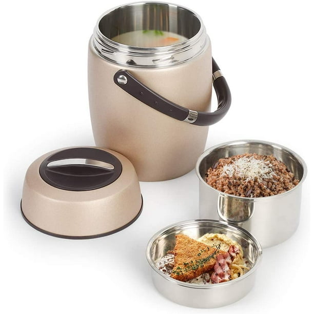 NEX Food Jar 68oz Wide Mouth Stainless Steel Vacuum Insulated Lunch