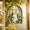 thumbnail image 2 of Halloween Ghost Acrylic Window Hangings, Cute Ghost Greenhouse Suncatcher Ornament, 2 of 7
